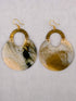 Round Plastic Fashion Earrings